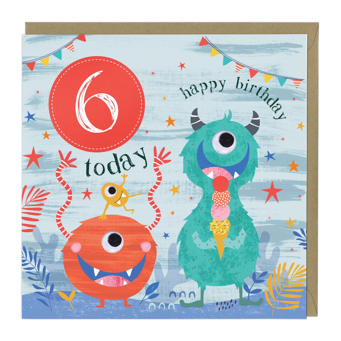 BOYS 6TH BIRTHDAY CARD