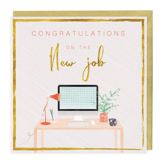 CONGRATULATIONS ON YOUR NEW JOB CARD