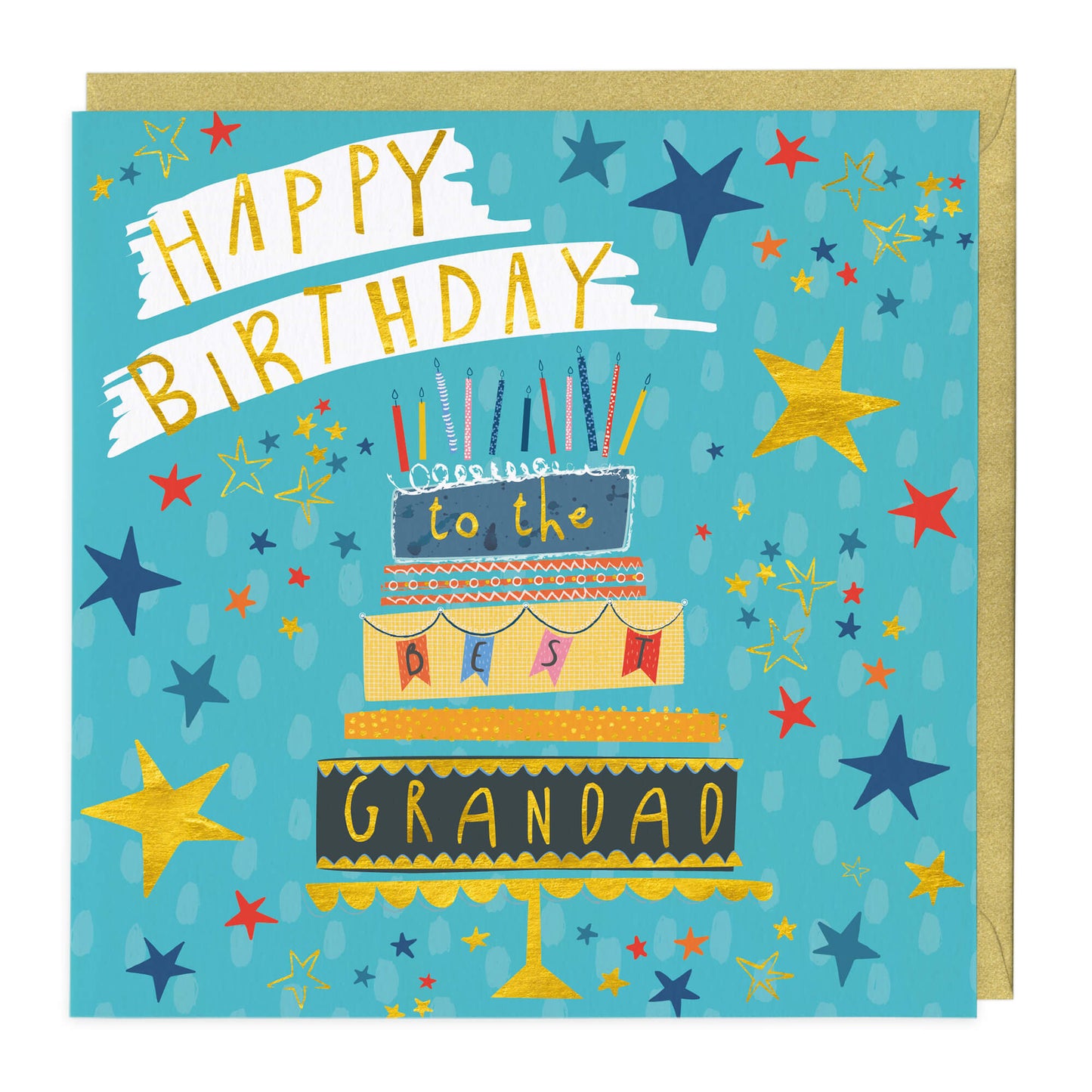 HAPPY BIRTHDAY BEST GRANDAD CARD