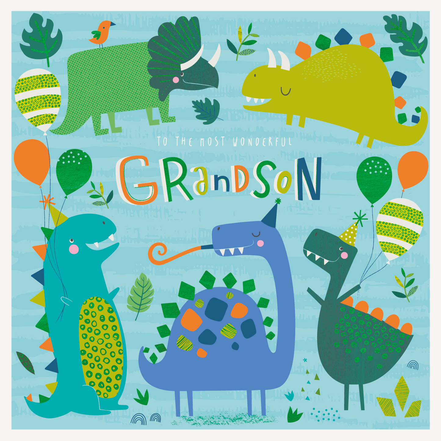 THE MOST WONDERFUL GRANDSON CARD