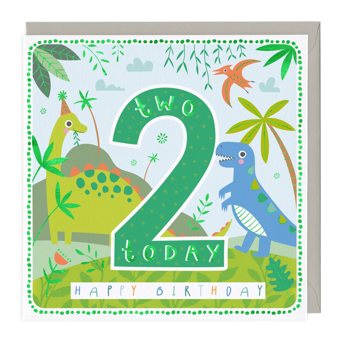 BOY 2ND BIRTHDAY CARD