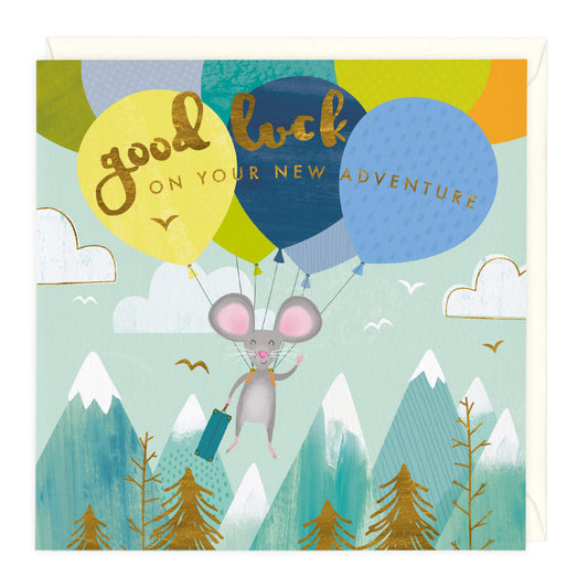 GOOD LUCK MOUSE CARD