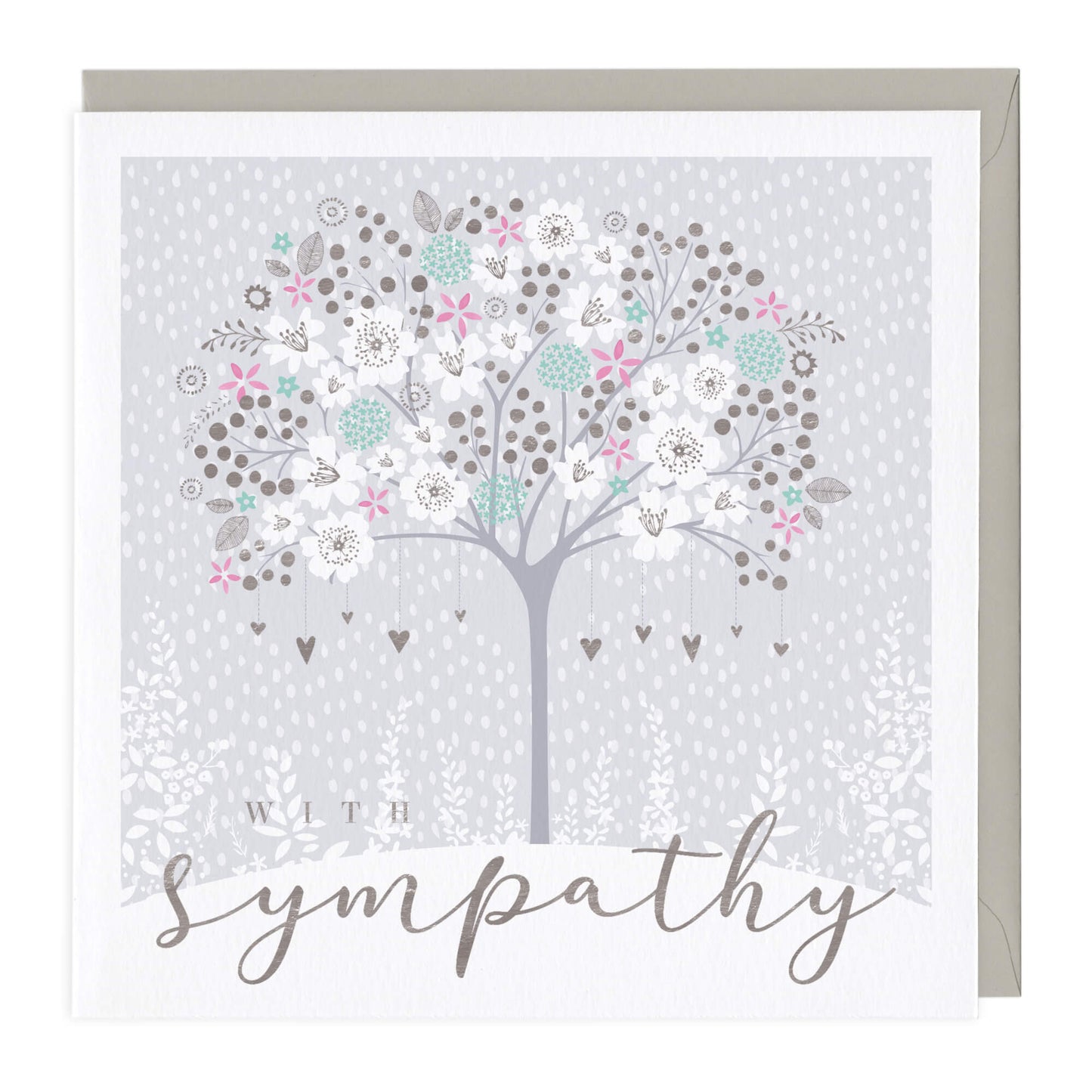 DELICATE SYMPATHY TREE CARD