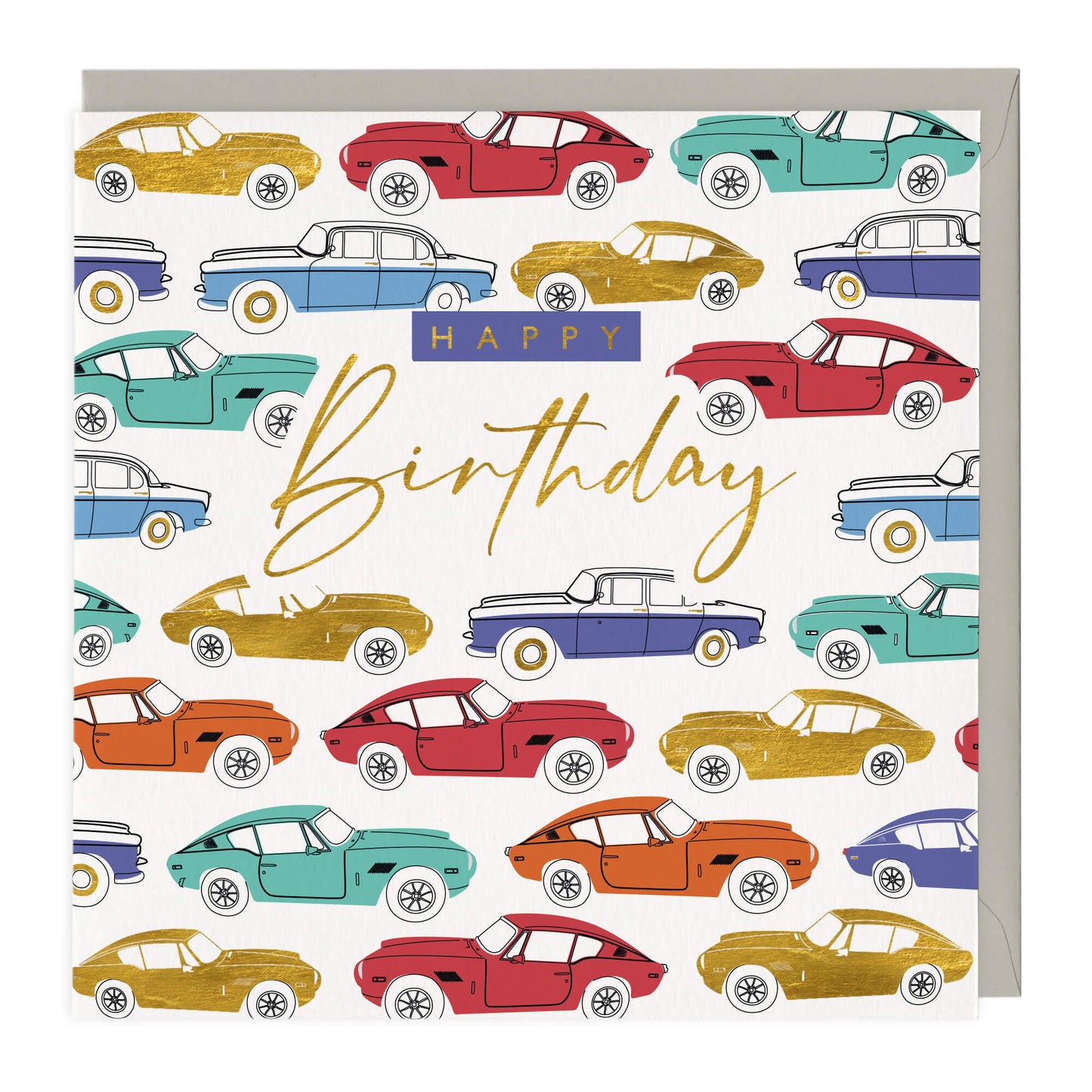 GOLDEN CLASSICS BIRTHDAY CARD