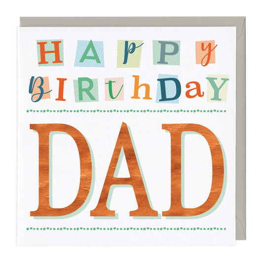 COPPER COLLECTION DAD BIRTHDAY CARD