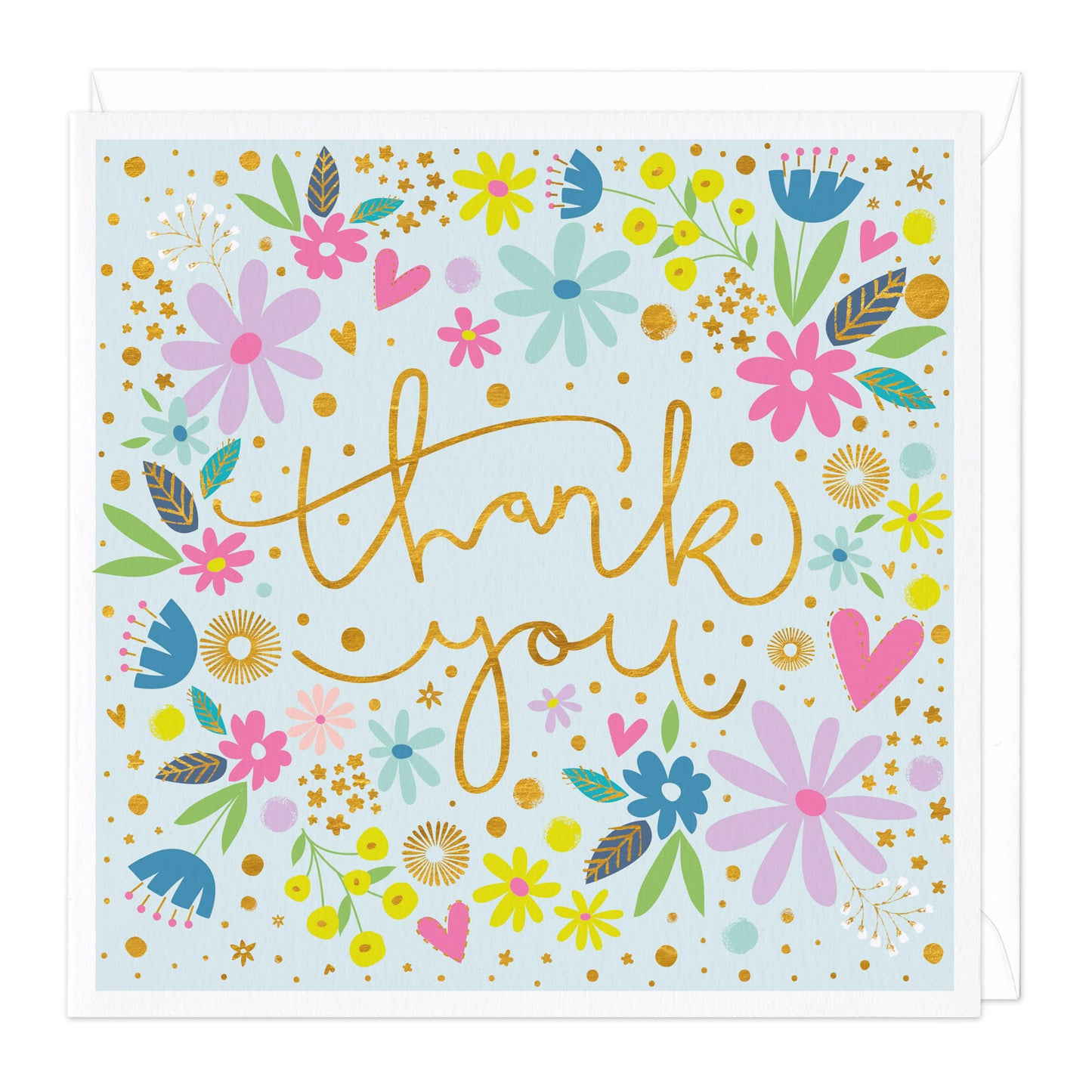 THANK YOU FLORAL CARD