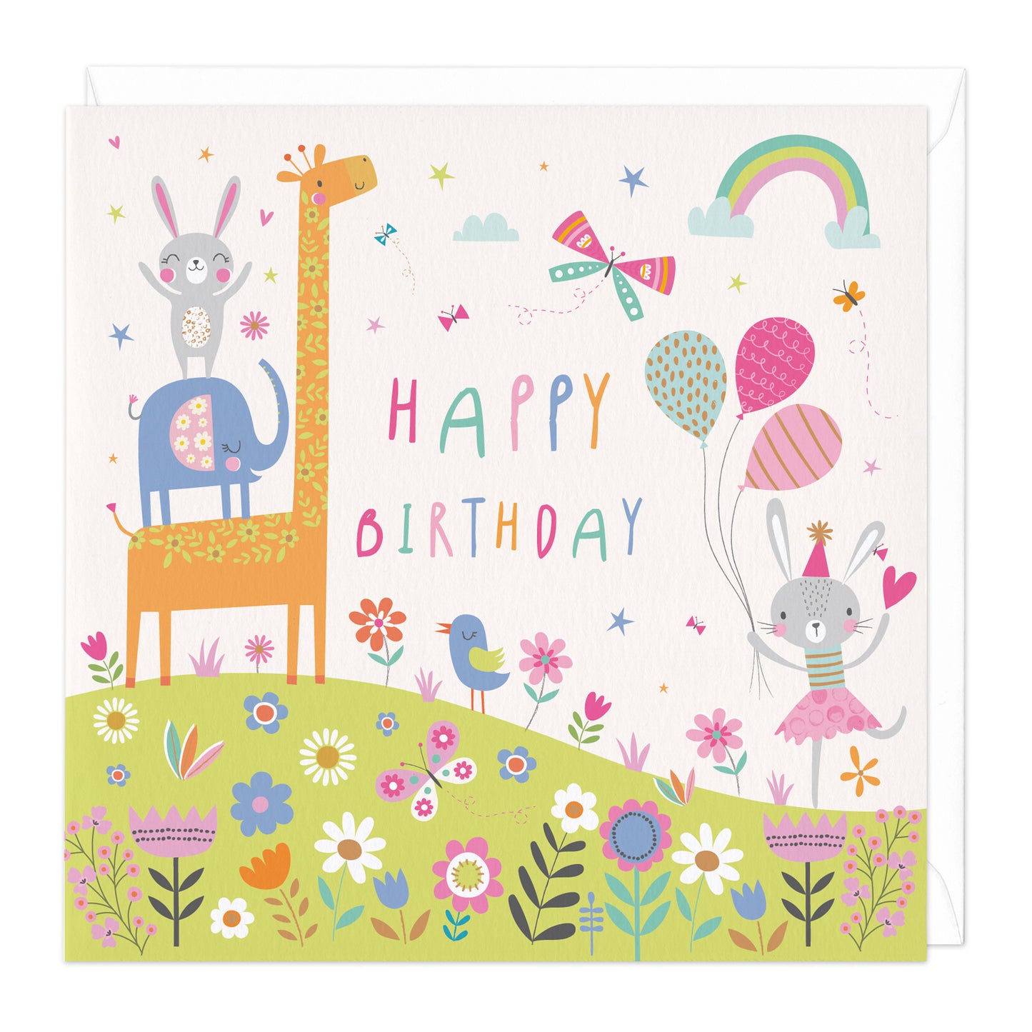 HAPPY BIRTHDAY ANIMALS CARD