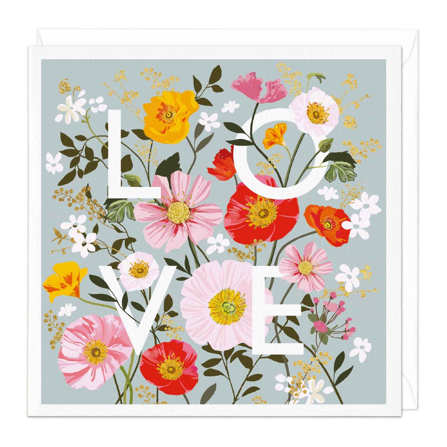 LOVE FLORAL CARD