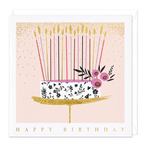 BEAUTIFUL BERRY CAKE BIRTHDAY CARD